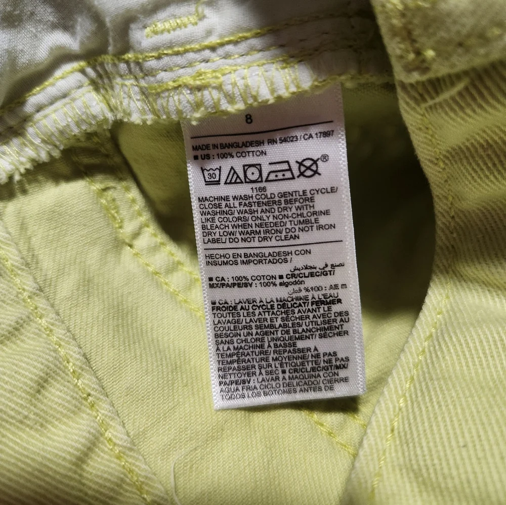 OLD NAVY Bundle 3 girl shorts's Denim and Yellow .size 8.